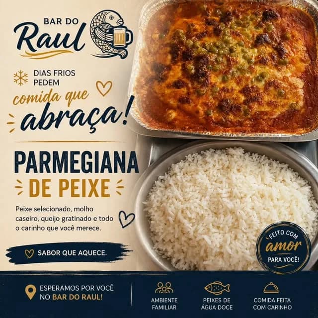Publicação do Bar do Raul de maio de 2026